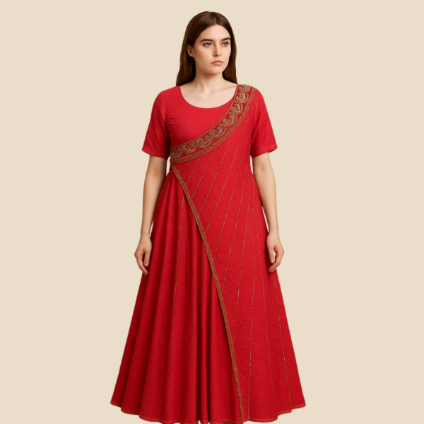 Chiffon Party wear gown