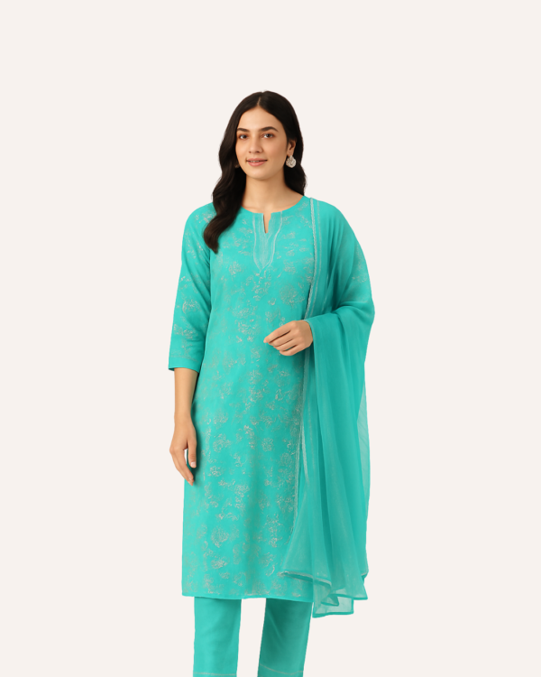 Elegant Cotton 3-Piece Suit Set